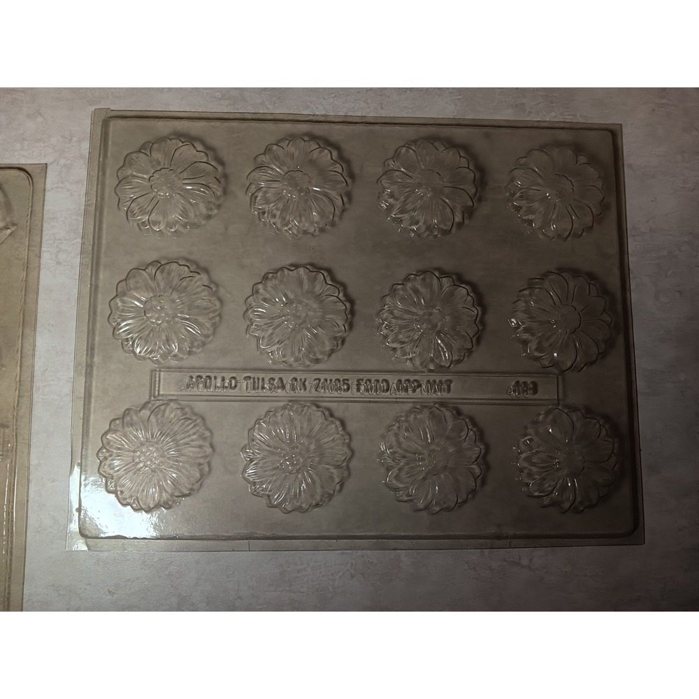 Vtg Apollo Chocolate Molds Strawberries and Sunflowers Strawberry Fields Bakery - Picture 5 of 6